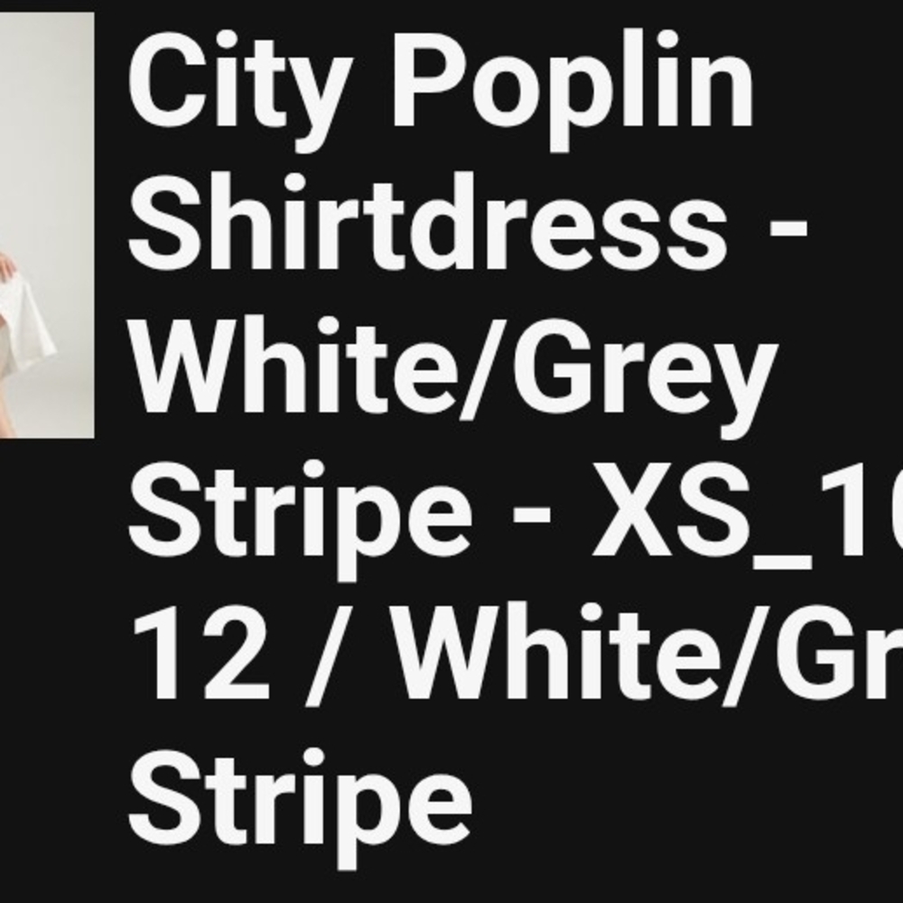 City Poplin Maxi shirt dress - Picture 5 of 6